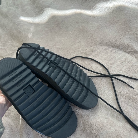 Dr. Martens Nartilla Hydro Leather Lace Up Gladiator Sandal - Picture 2 of 4